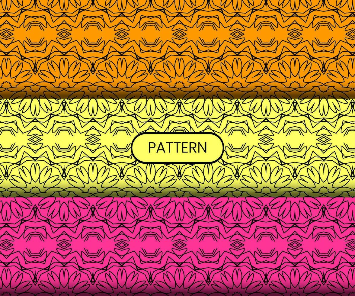 Pattern template for textile to print ready vector