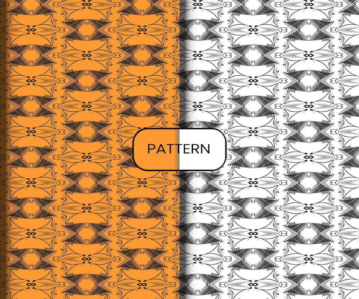 Pattern template for textile to print ready vector