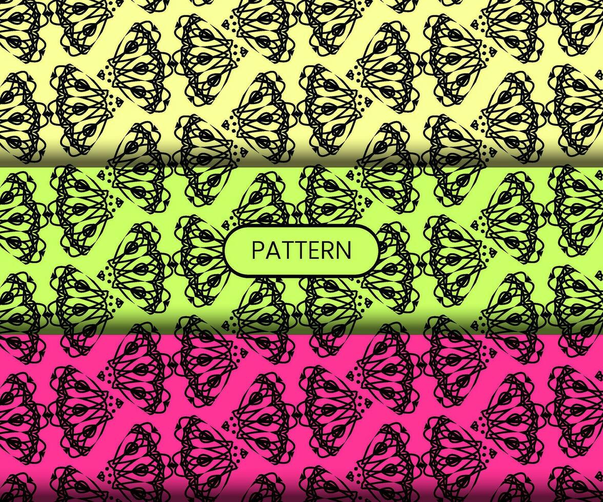 Pattern template for textile to print ready vector