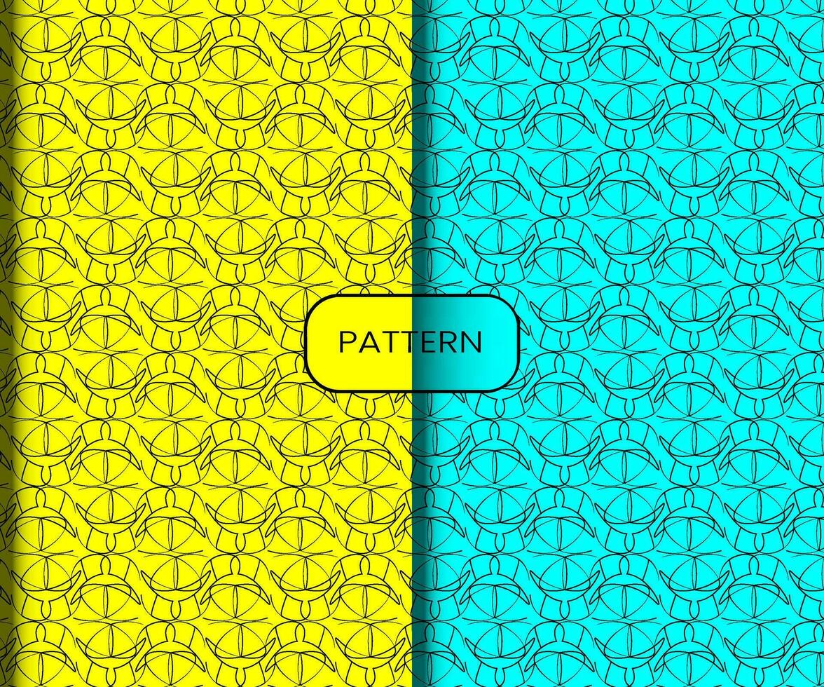 Pattern template for textile to print ready vector