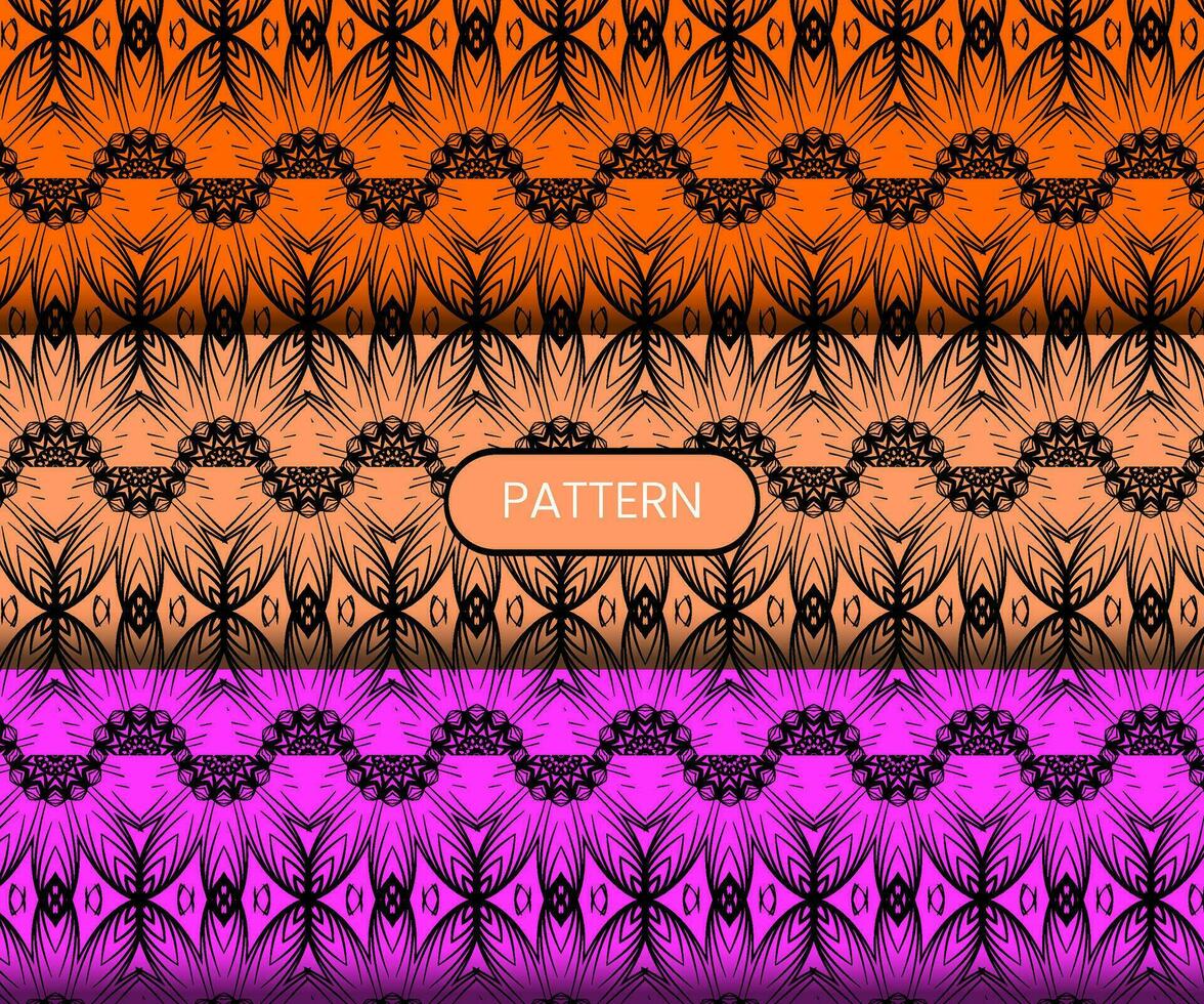 Pattern template for textile to print ready vector