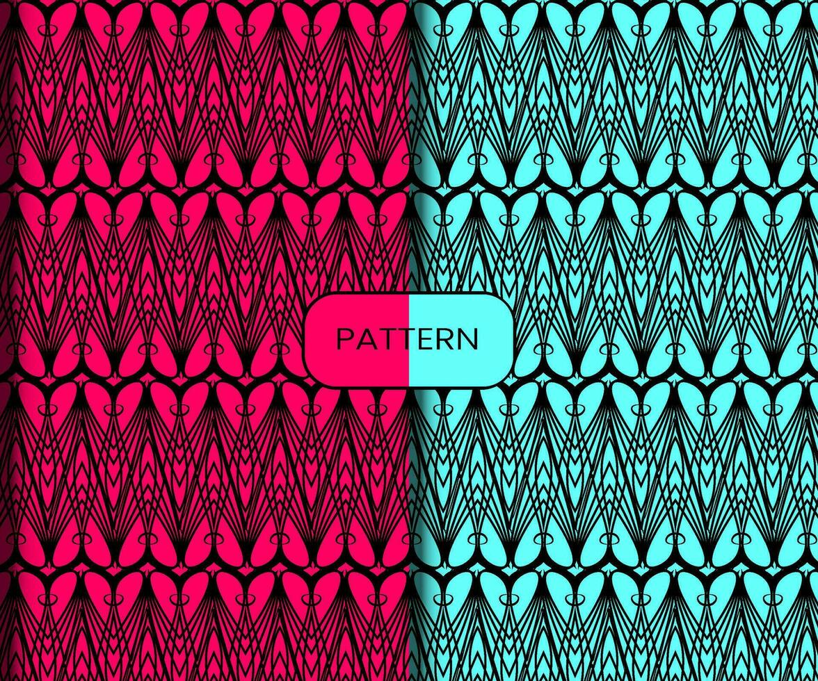 Pattern template for textile to print ready vector