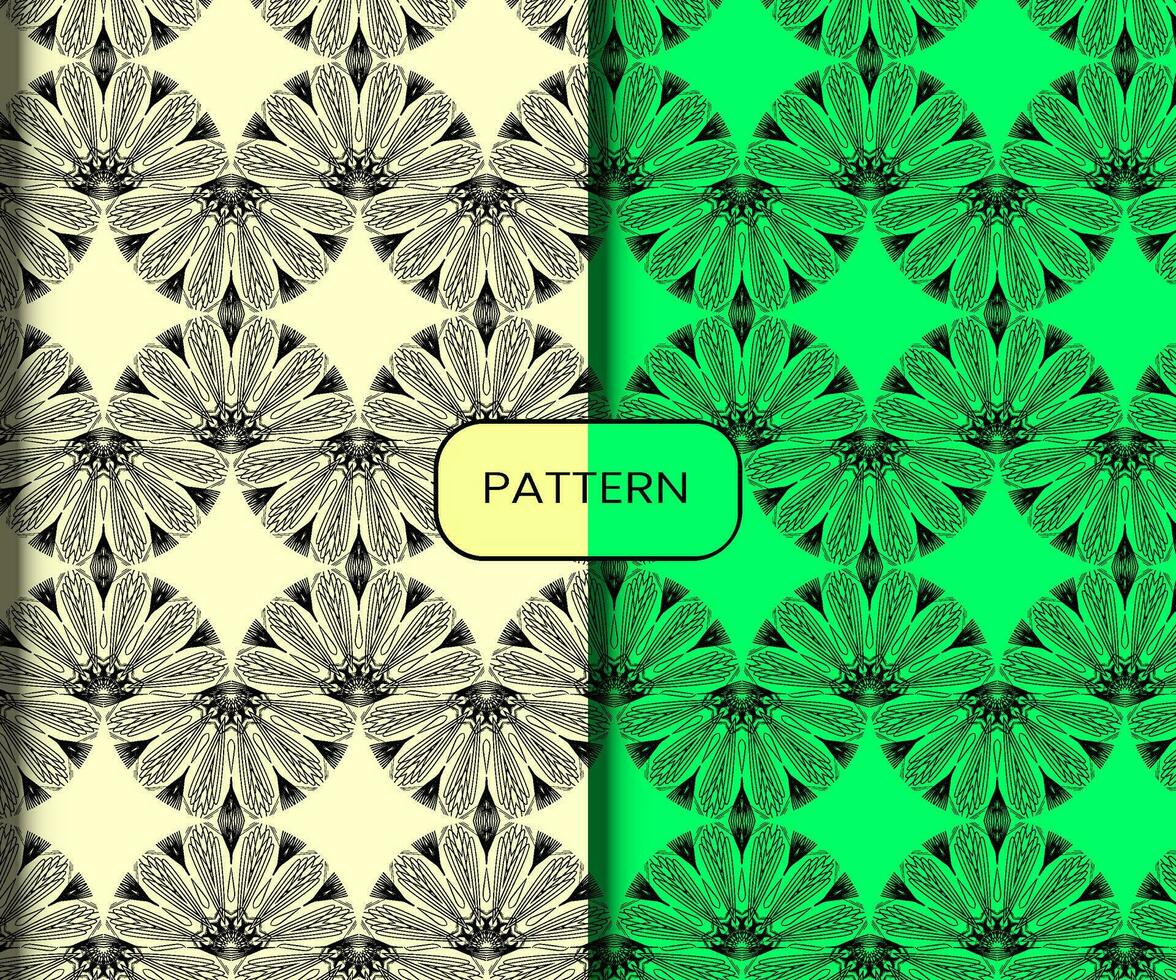 Pattern template for textile to print ready vector