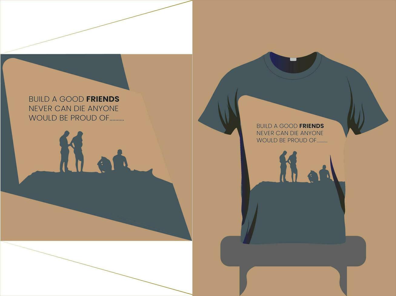 T-shirt template for textile to print ready vector