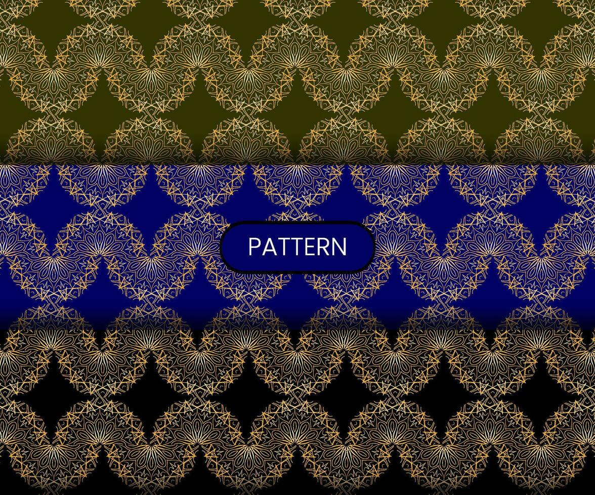 Pattern template for textile to print ready vector