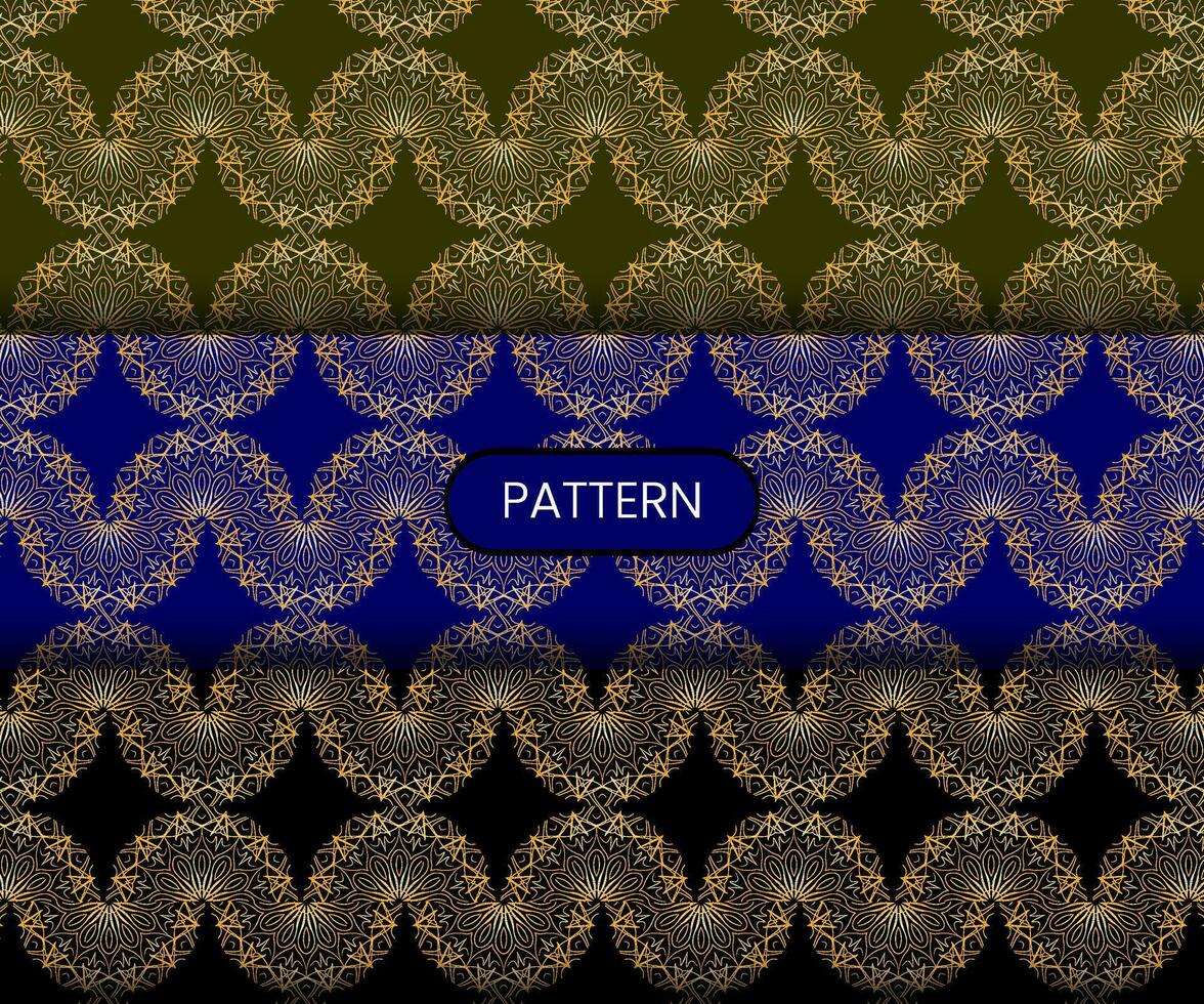 Pattern template for textile to print ready vector