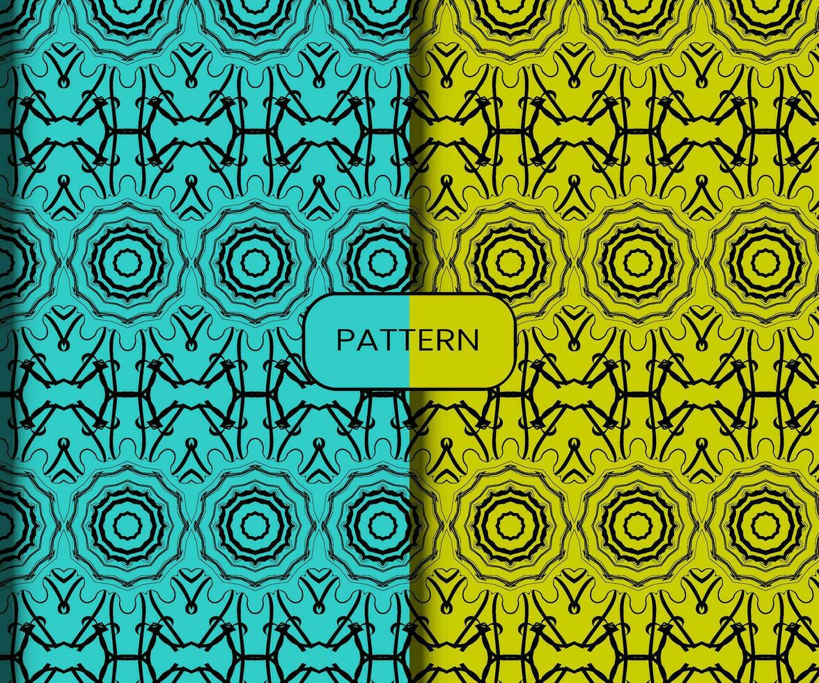 Pattern template for textile to print ready vector