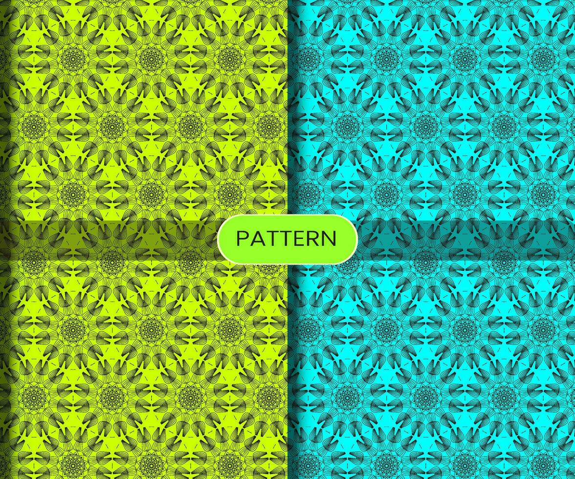 Pattern template for textile to print ready vector