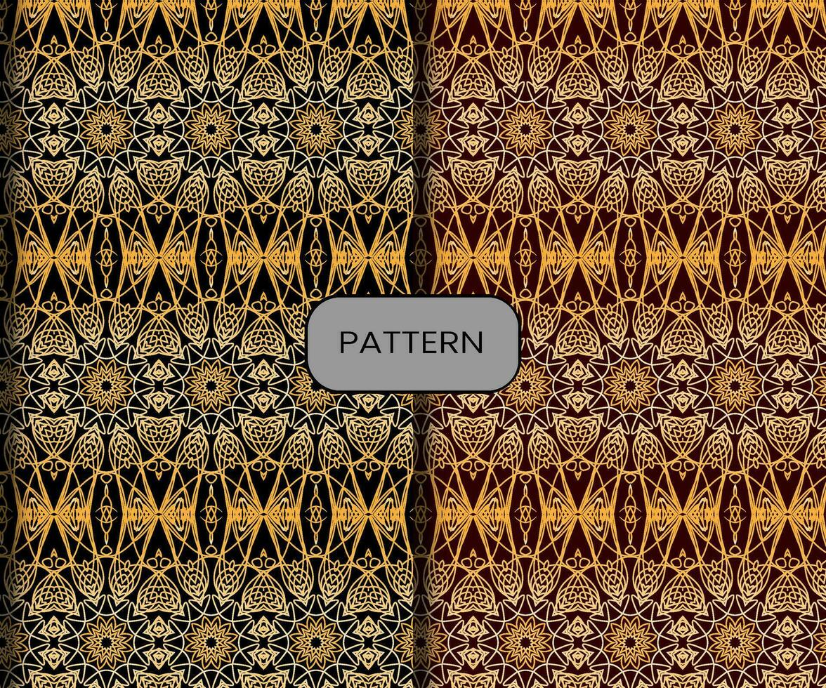 Pattern template for textile to print ready vector