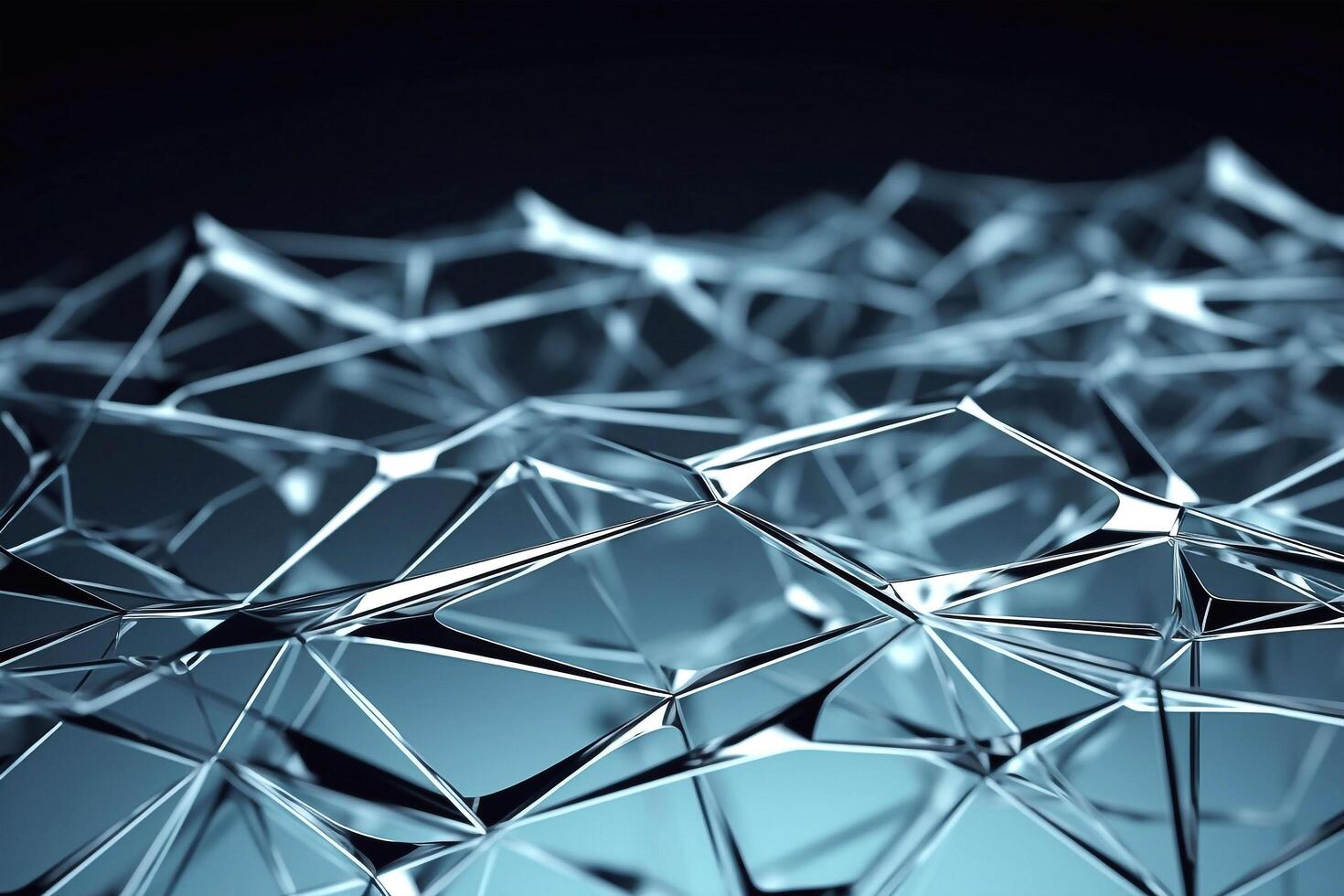 Technology glass plexus glossy structure 3d background for printed goods. photo