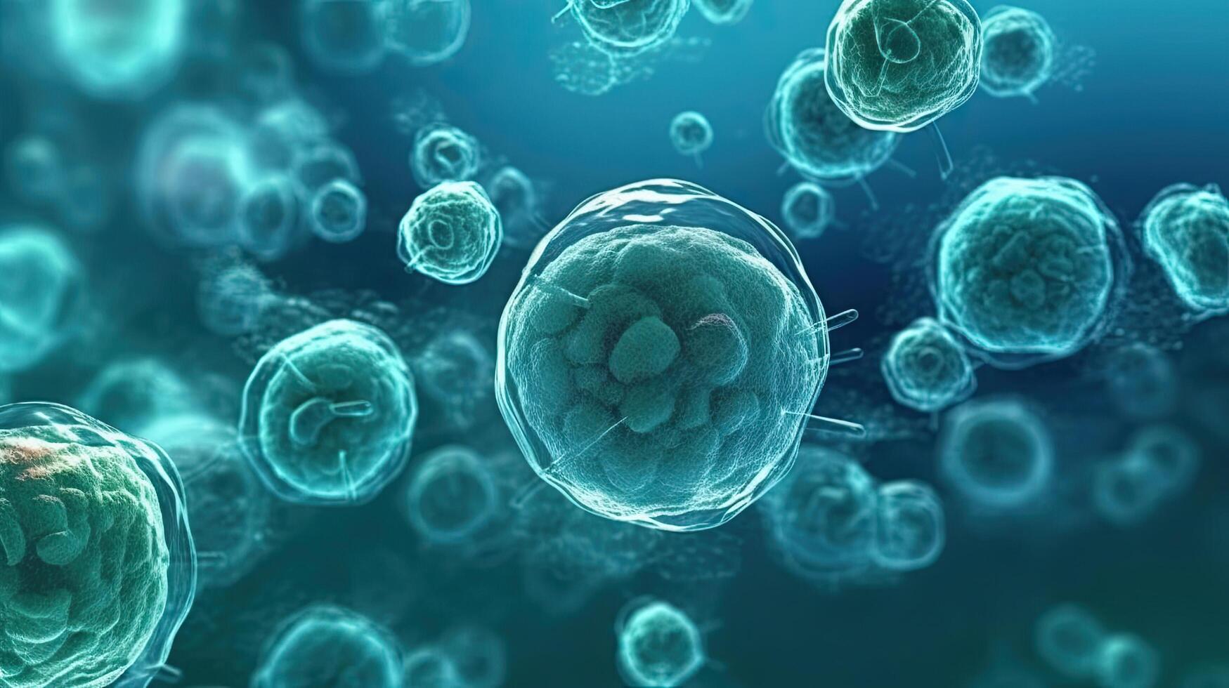 Human cell biology DNA molecular structure. . photo