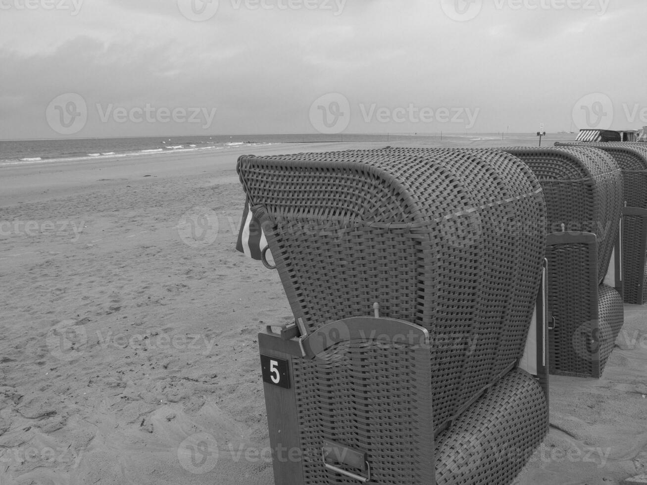 The island of Borkum in the german north sea photo