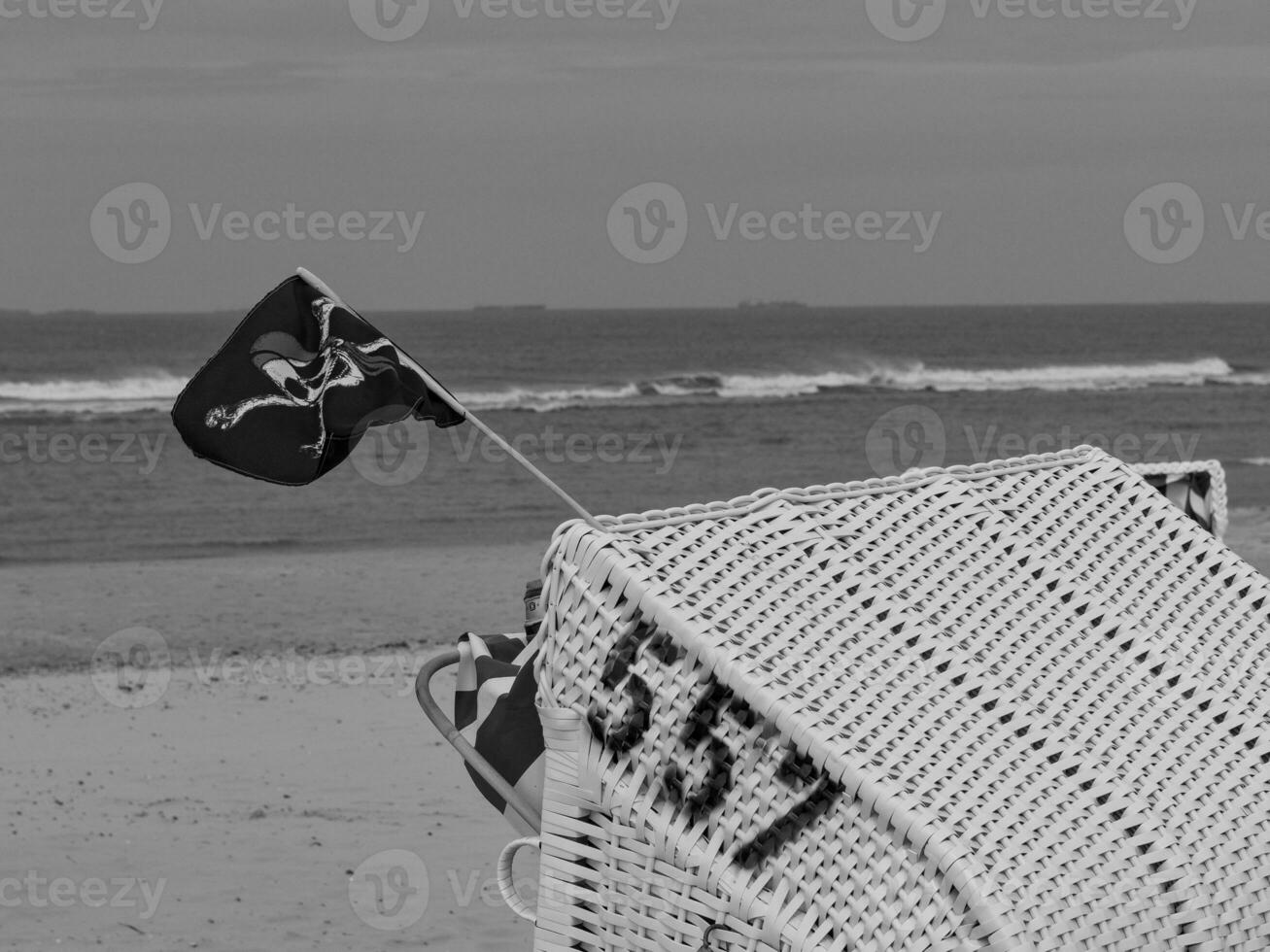 la isla alemana spiekeroog foto