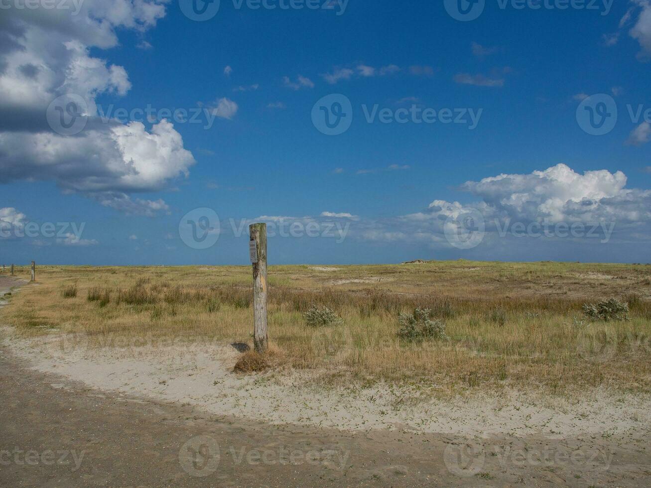 Spiekeroog island in the north sea photo