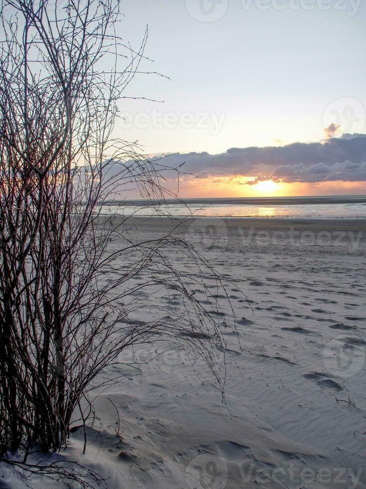 verano hora en spiekeroog isla foto