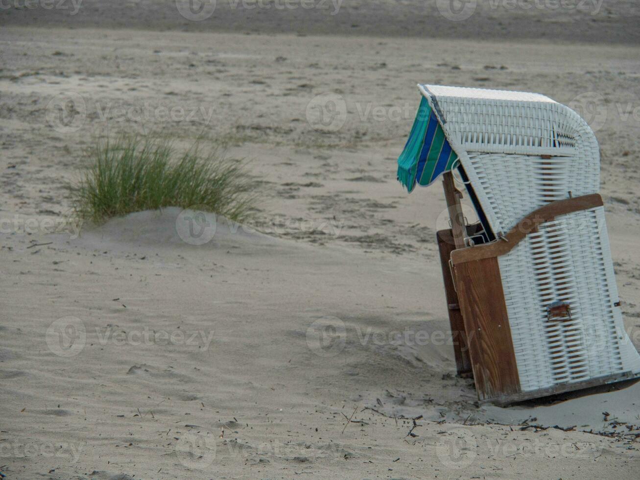 el alemán isla de spiekeroog foto