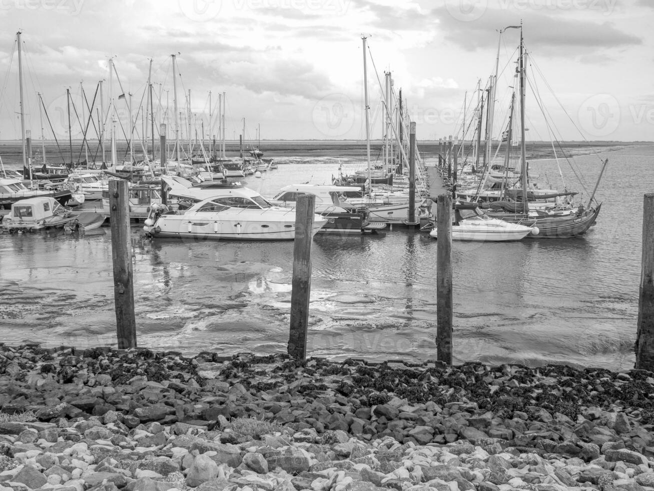 The island of Spiekeroog in the north sea photo