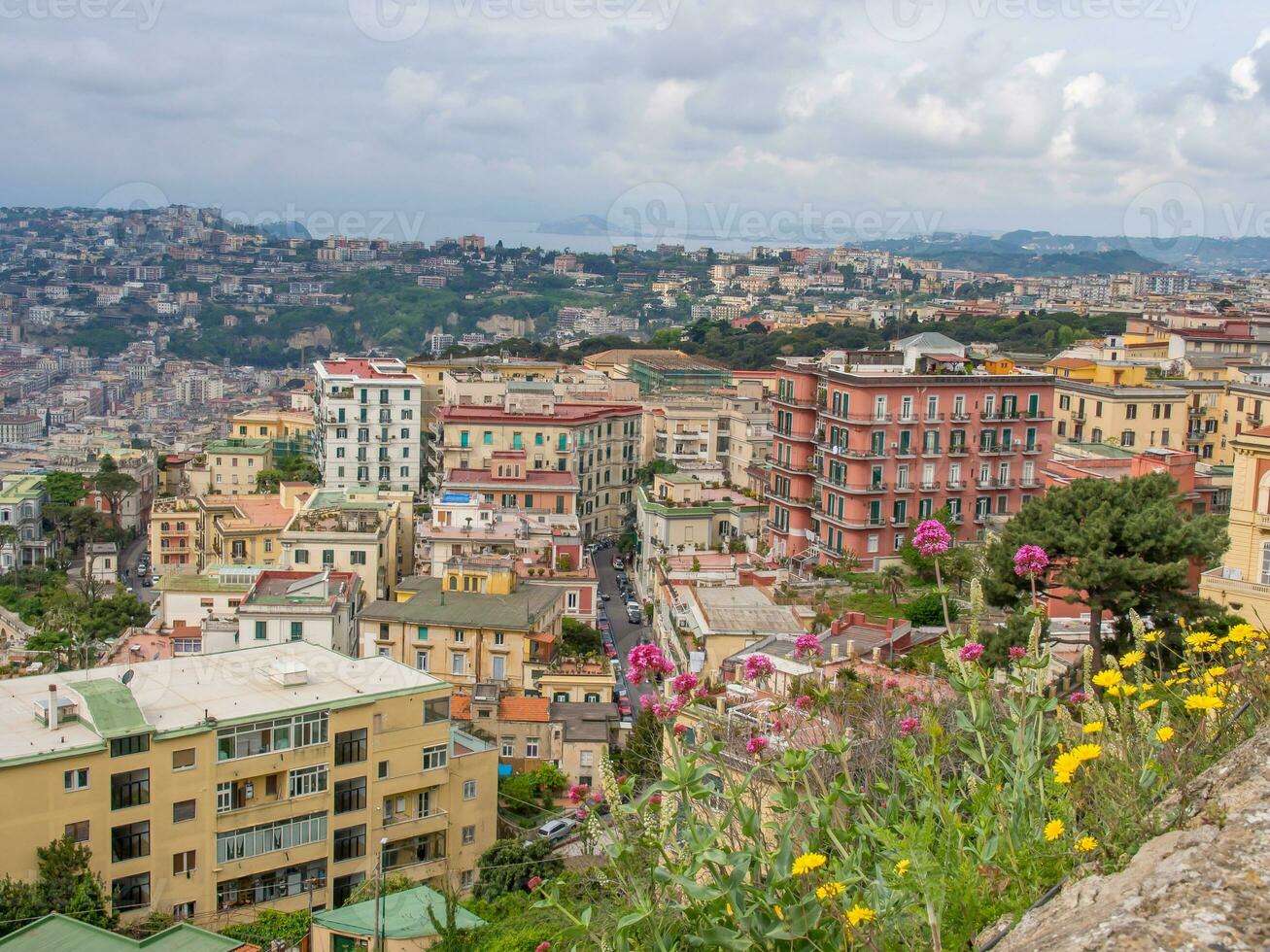 the city of Naples in italy photo