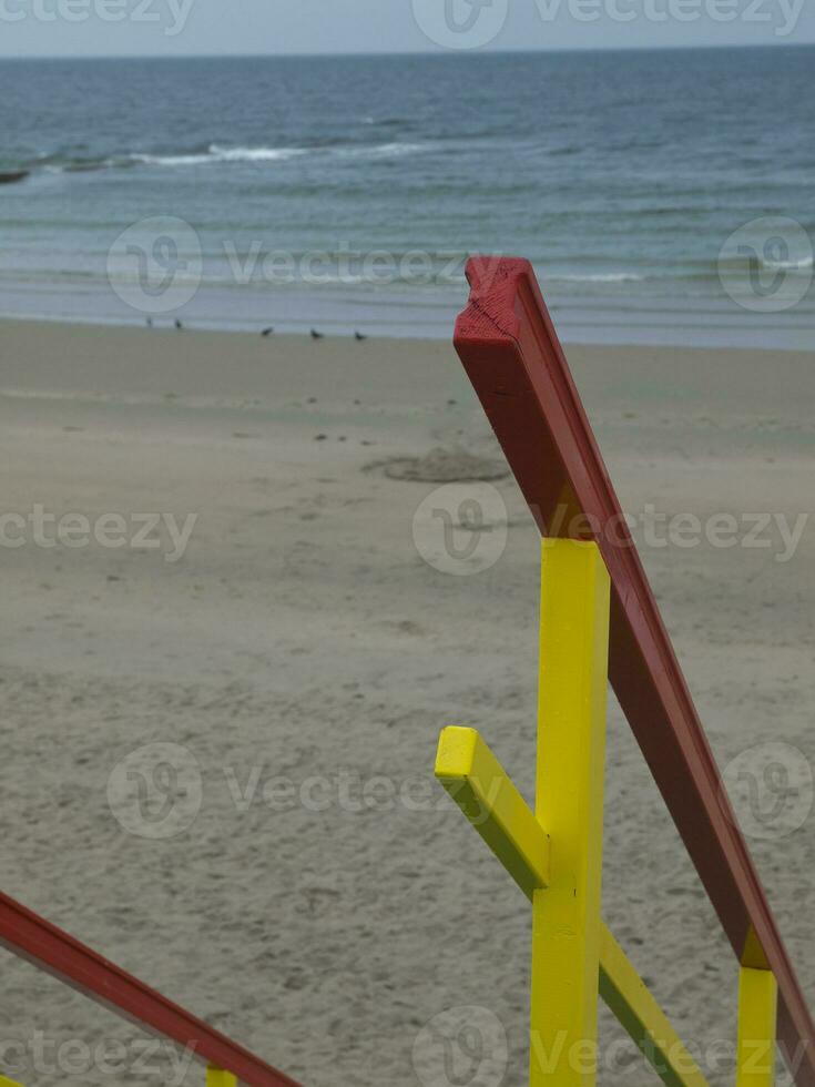 the beach of Borkum photo