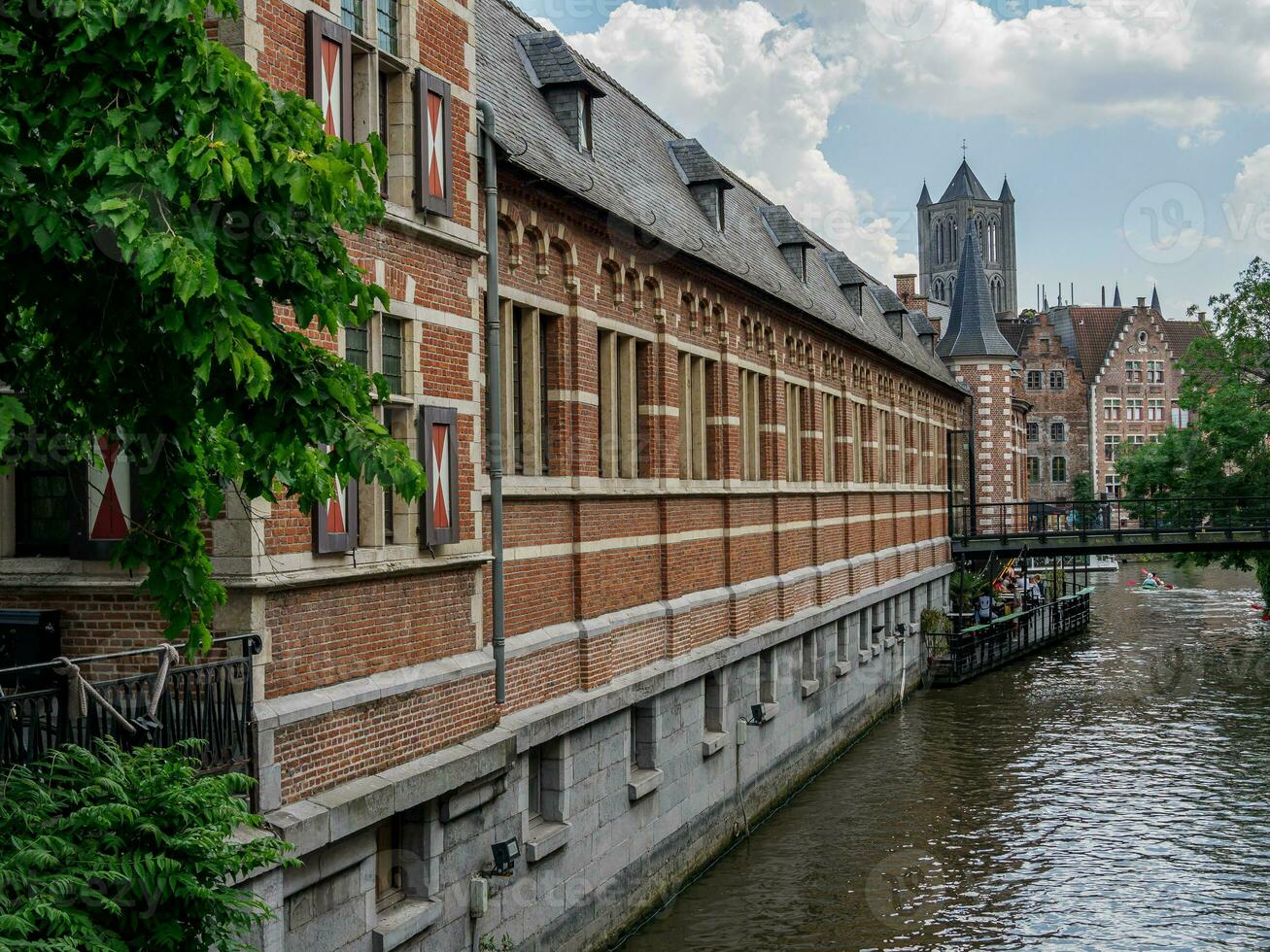 the city of Gent in Belgium photo