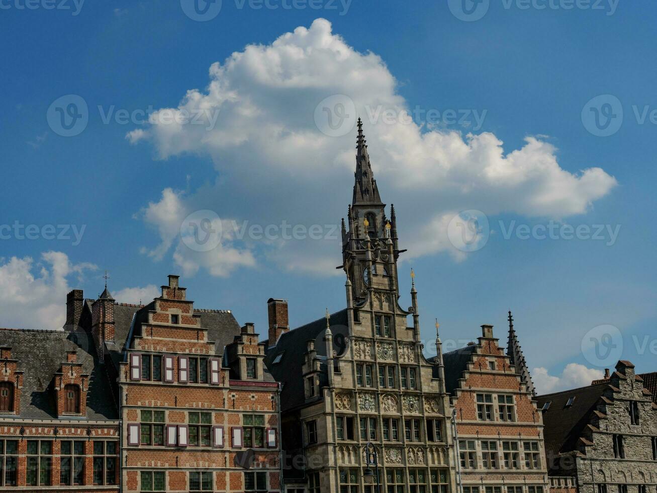 gent city in belgium photo