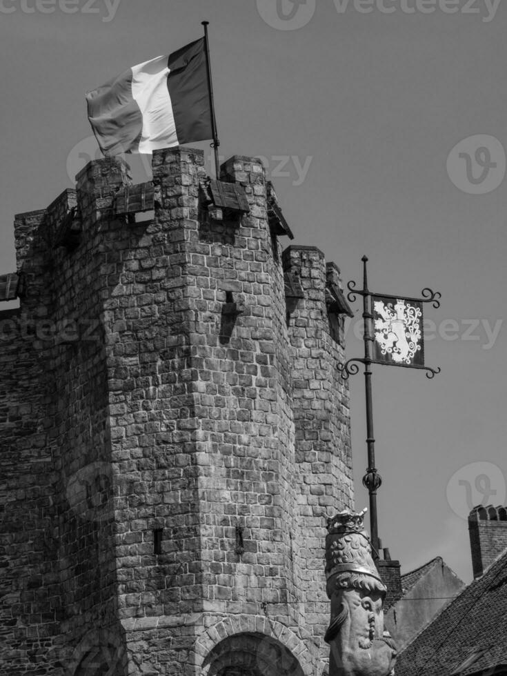 Gent city in Belgium photo