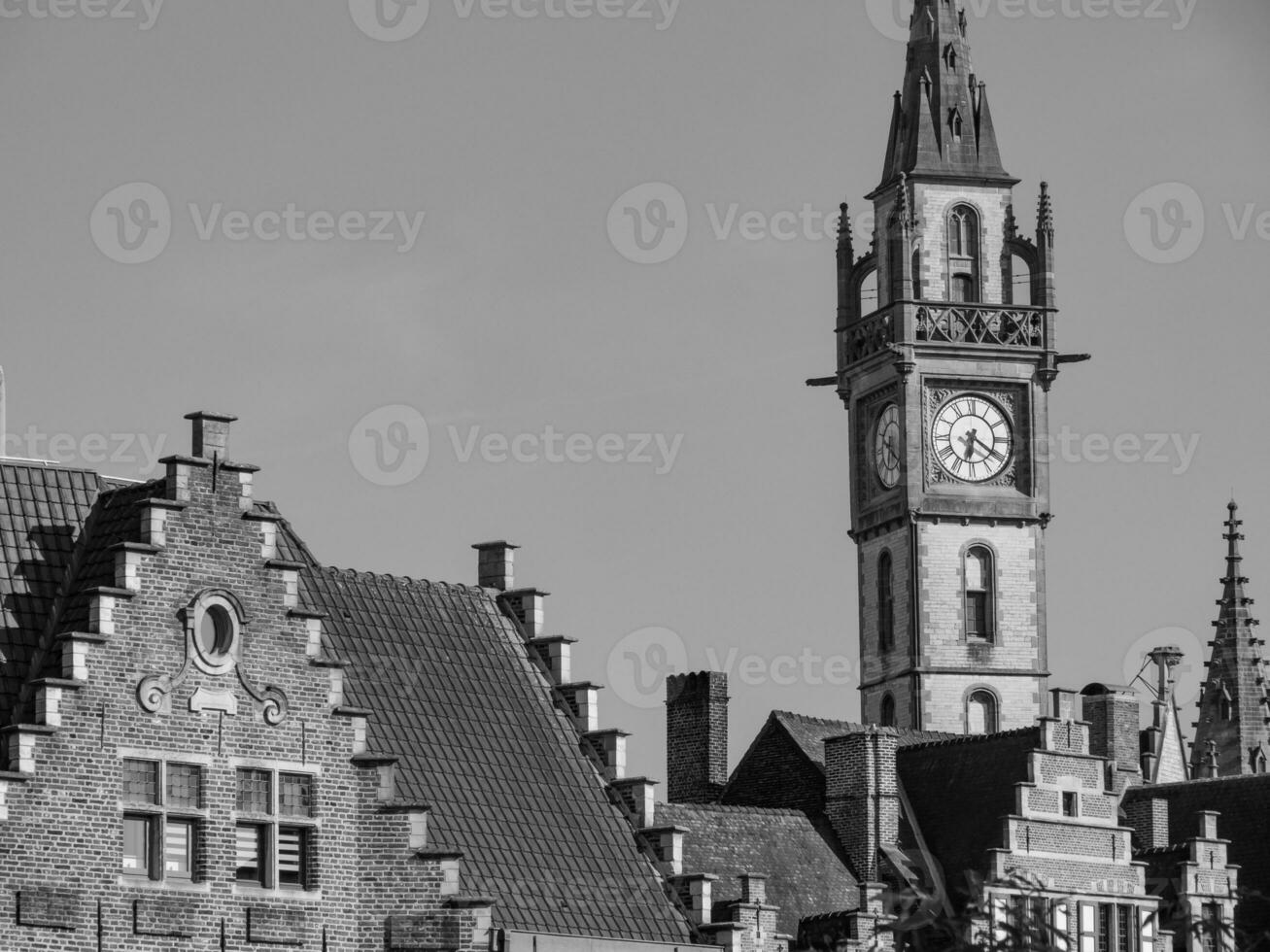 Gent city in Belgium photo