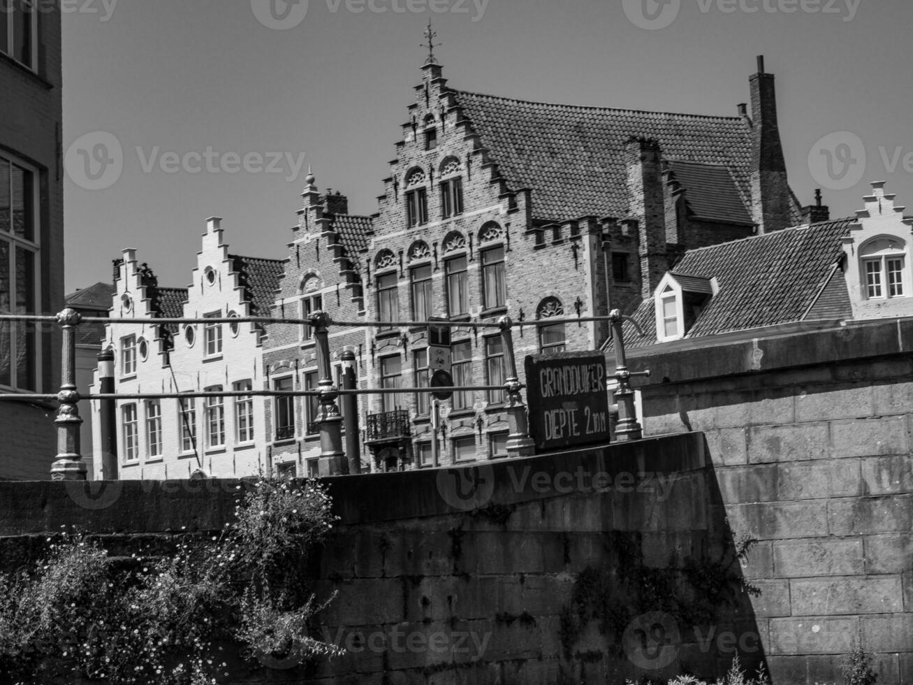 The city of Bruges in Belgium photo