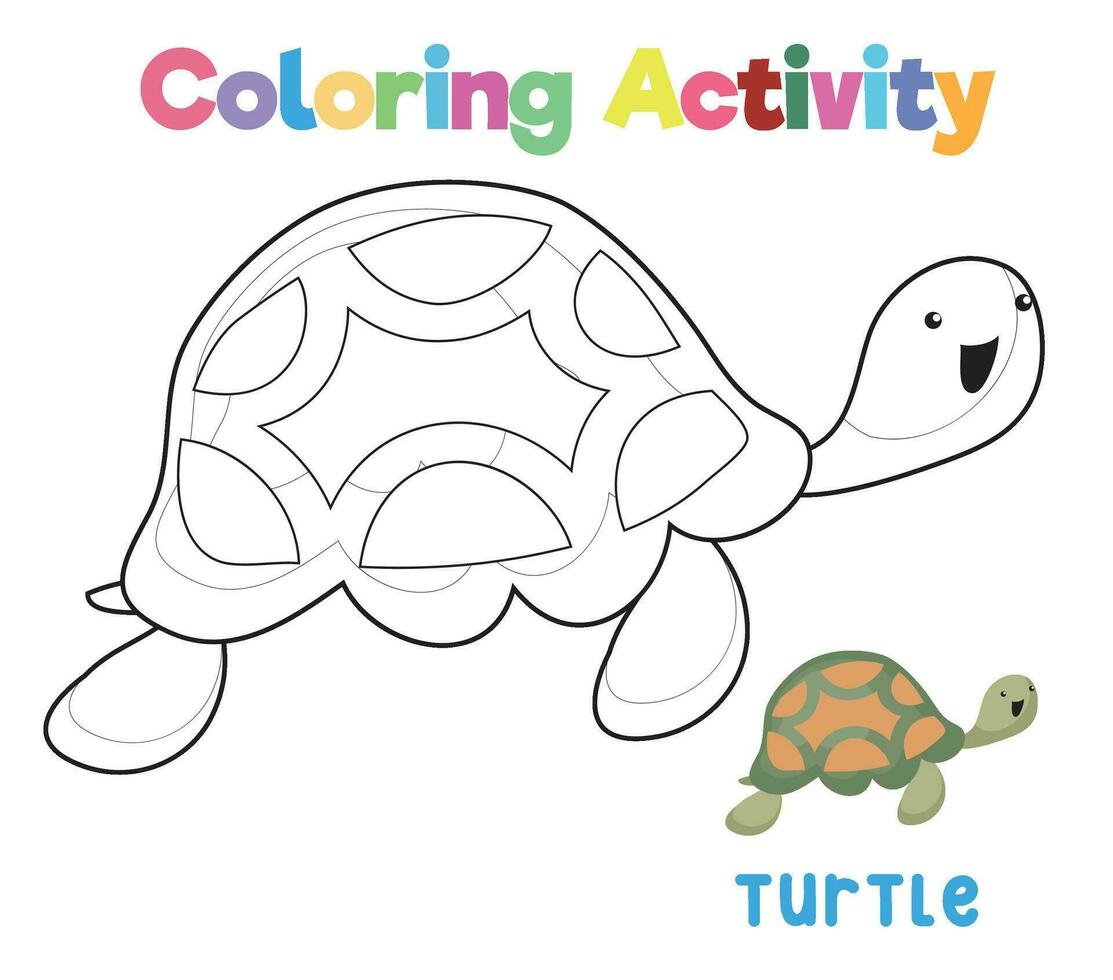 colorante animal hoja de cálculo página. divertido actividad para niños. educativo imprimible colorante hoja de cálculo. colorante actividad para niños. vector ilustración.