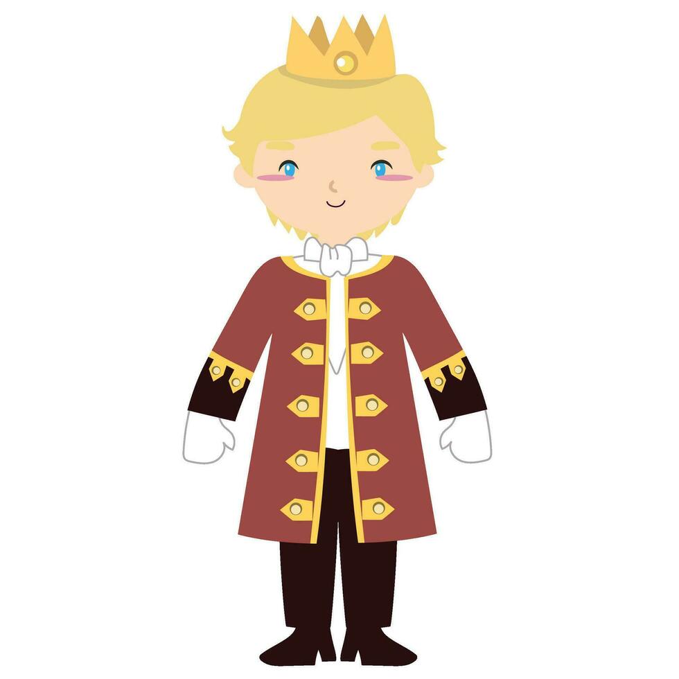 Medieval fairytale character. Kingdom theme. Vector file