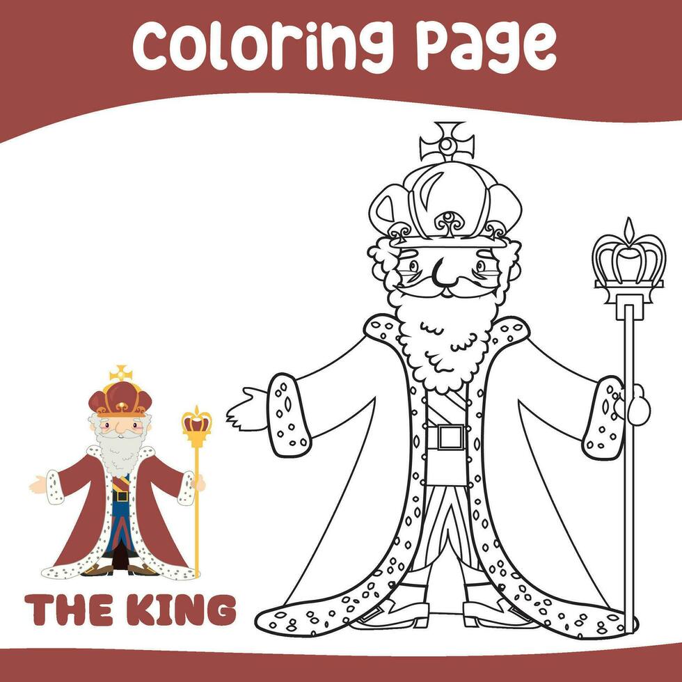 21 Coloring Page vector