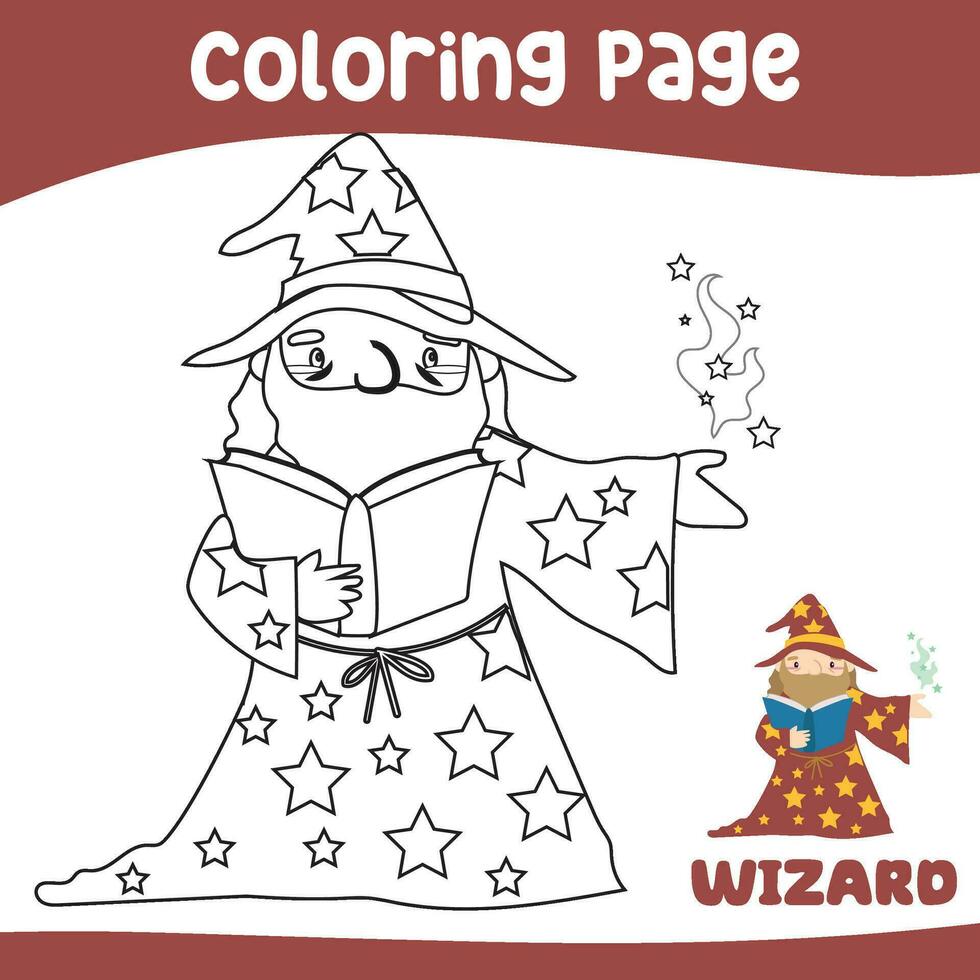 31 Coloring Page vector