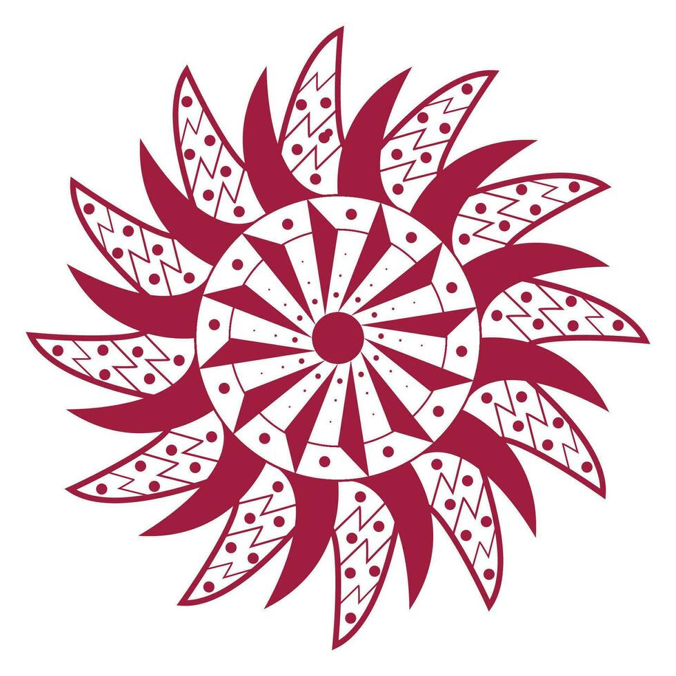 decorative luxury mandala on white background. vector