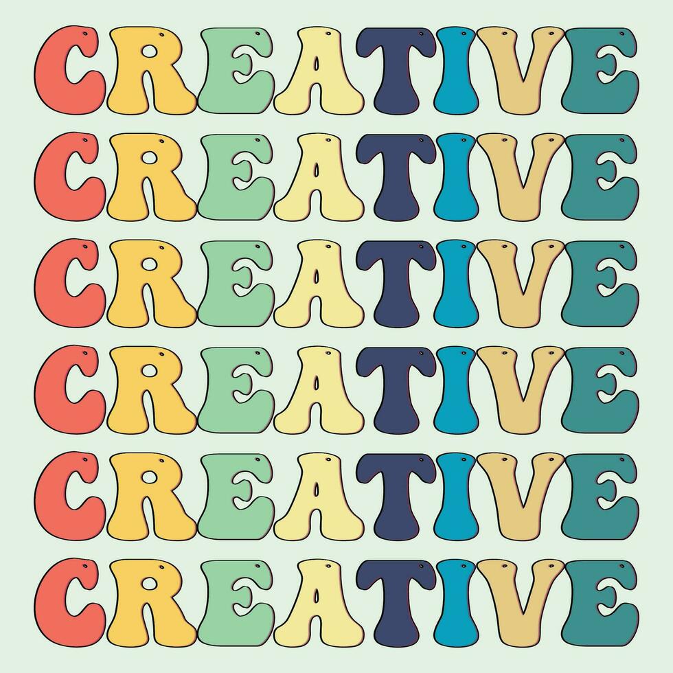 Creative Colorful Letters Make Your Designs Stand Out vector