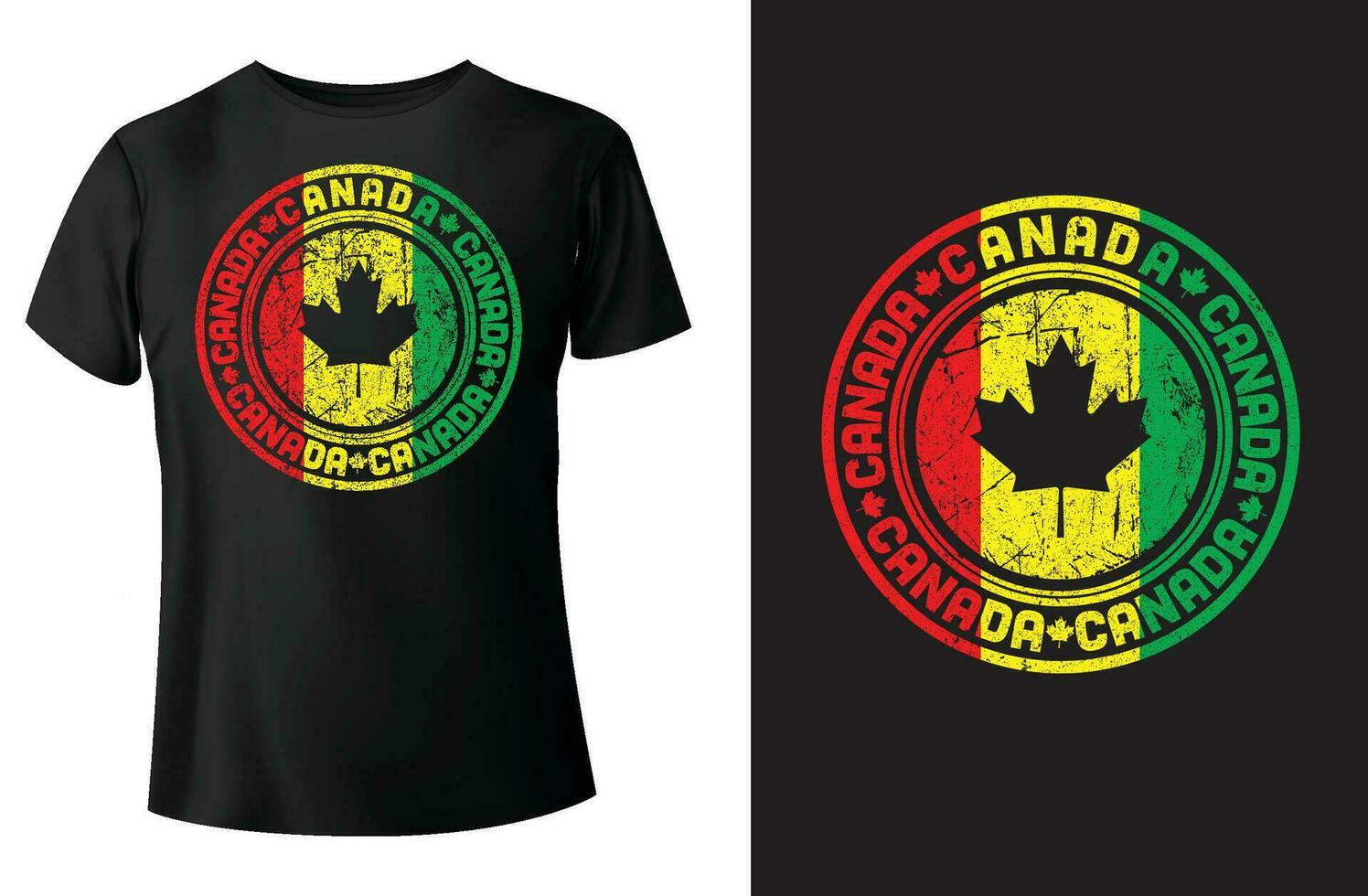 Canada typography t shirt design and vector