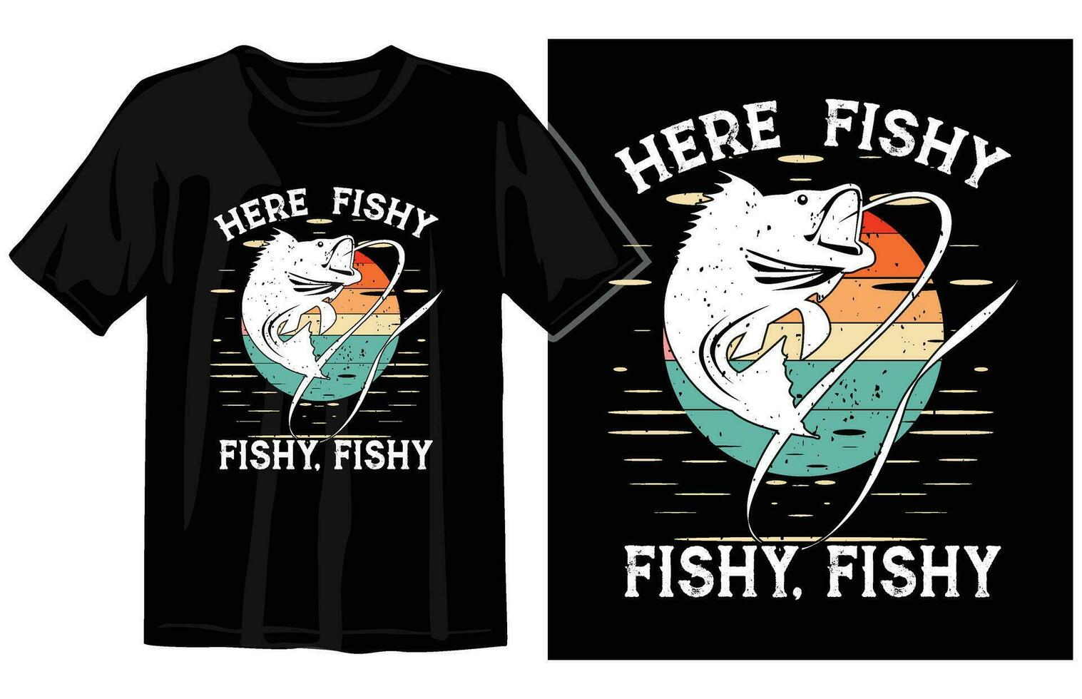 Fishing t shirt design vector, vintage fishing tshirt graphic illustration,  Fishing vector 25547930 Vector Art at Vecteezy