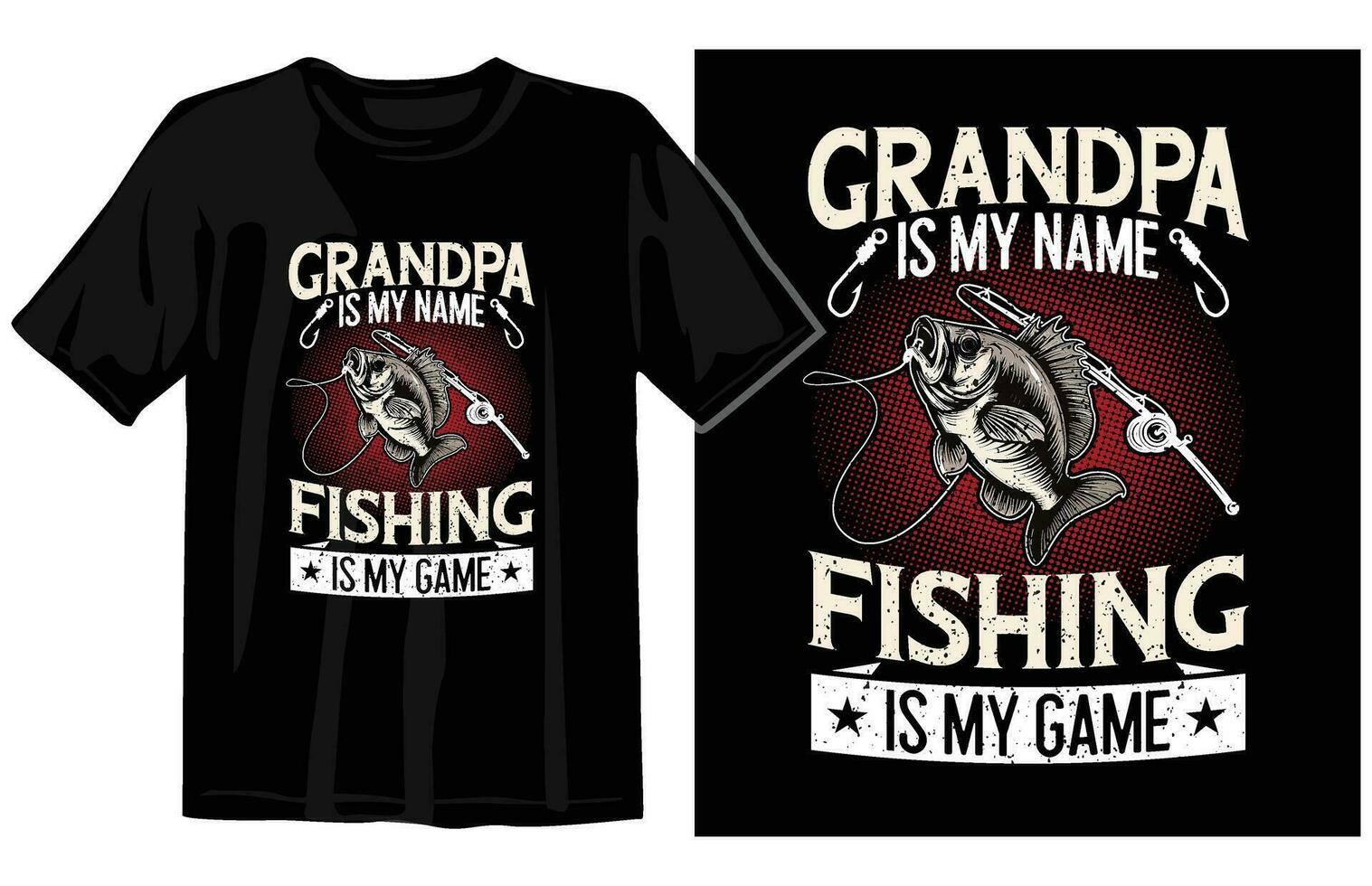 pescar t camisa diseño vector, Clásico pescar camiseta gráfico ilustración, pescar vector