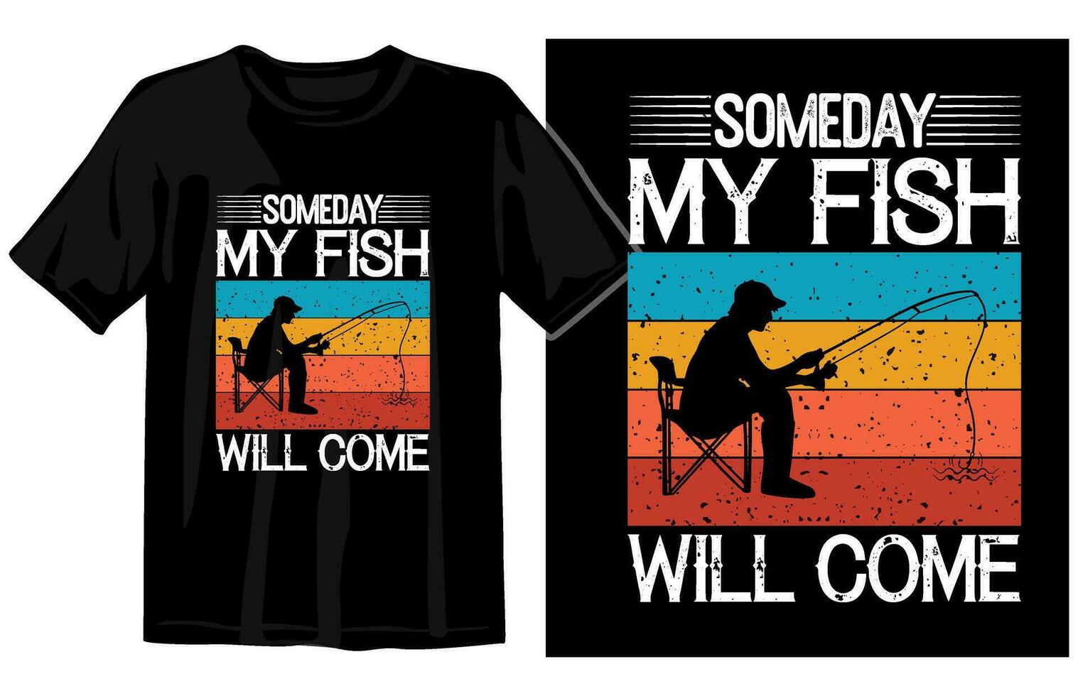 pescar t camisa vector, pescar Clásico t camisa diseño, Clásico pescar t camisa gráfico ilustración vector
