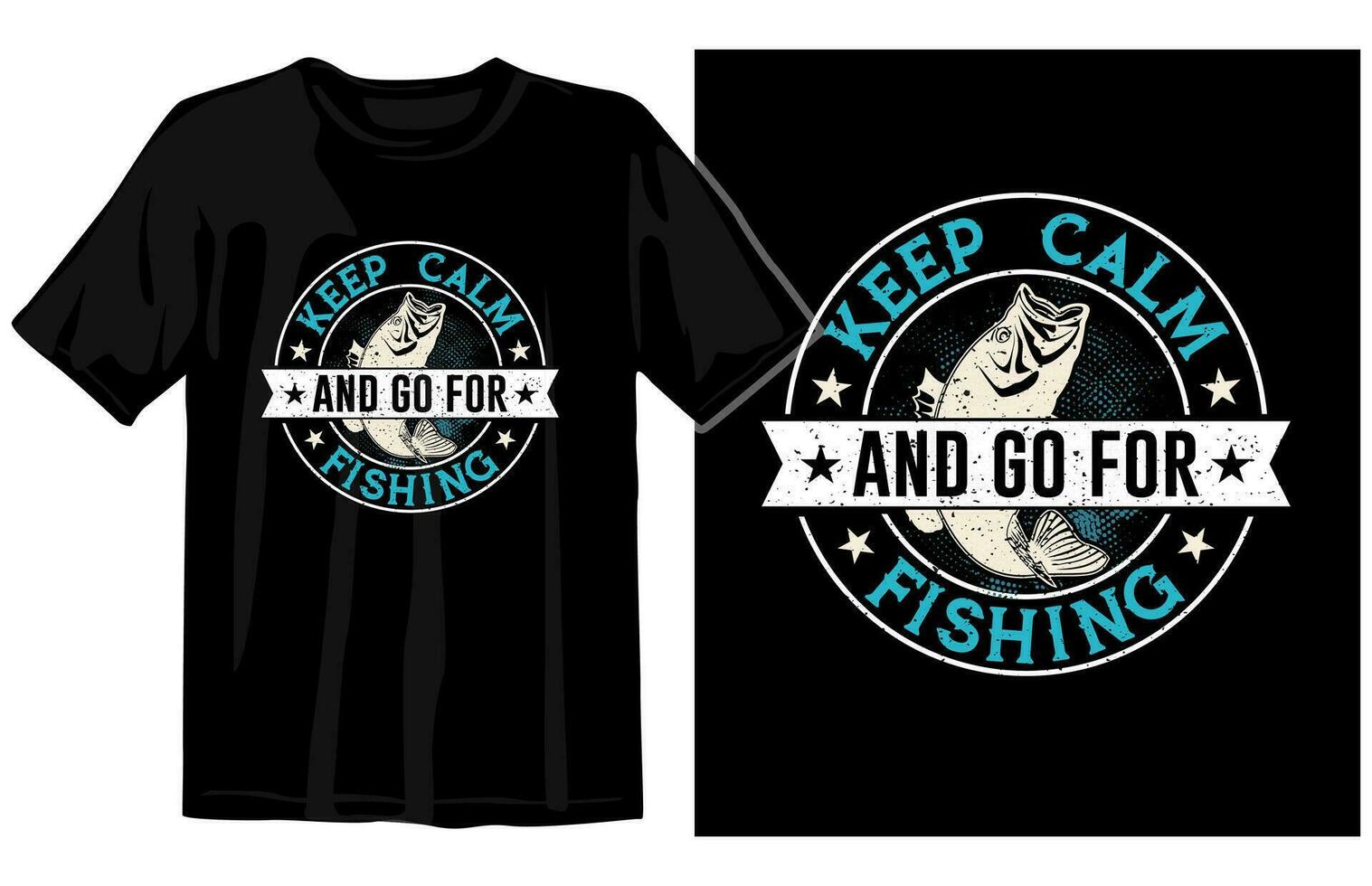 Fishing vintage t shirt design vector, vintage fishing t shirt set graphic illustration vector