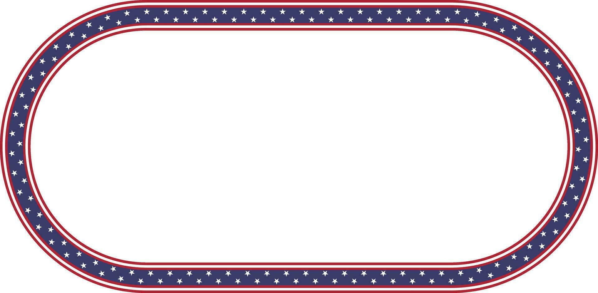 usa flag frame with copy space for your text or design vector