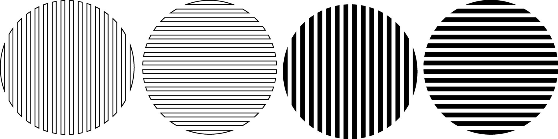 black white circle of lines 25547982 Vector Art at Vecteezy