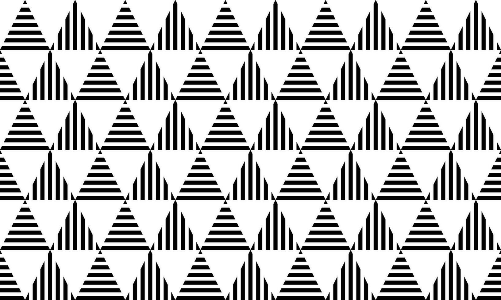 black white stripe triangle seamless vector