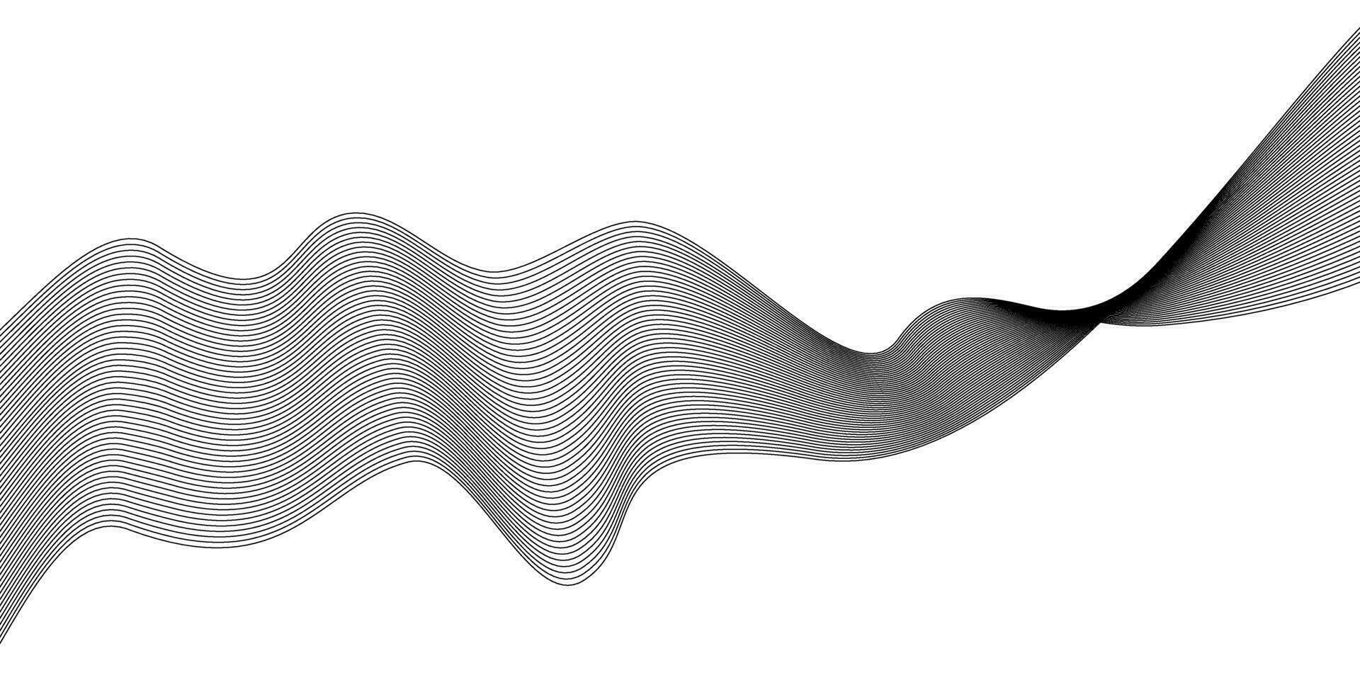 abstract wave line effect 25548026 Vector Art at Vecteezy