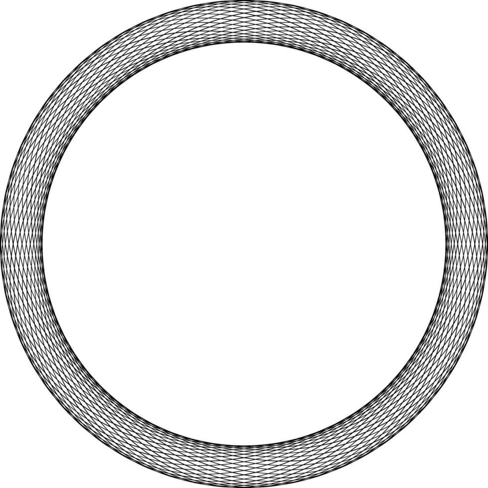 black white circular frame with copy space vector