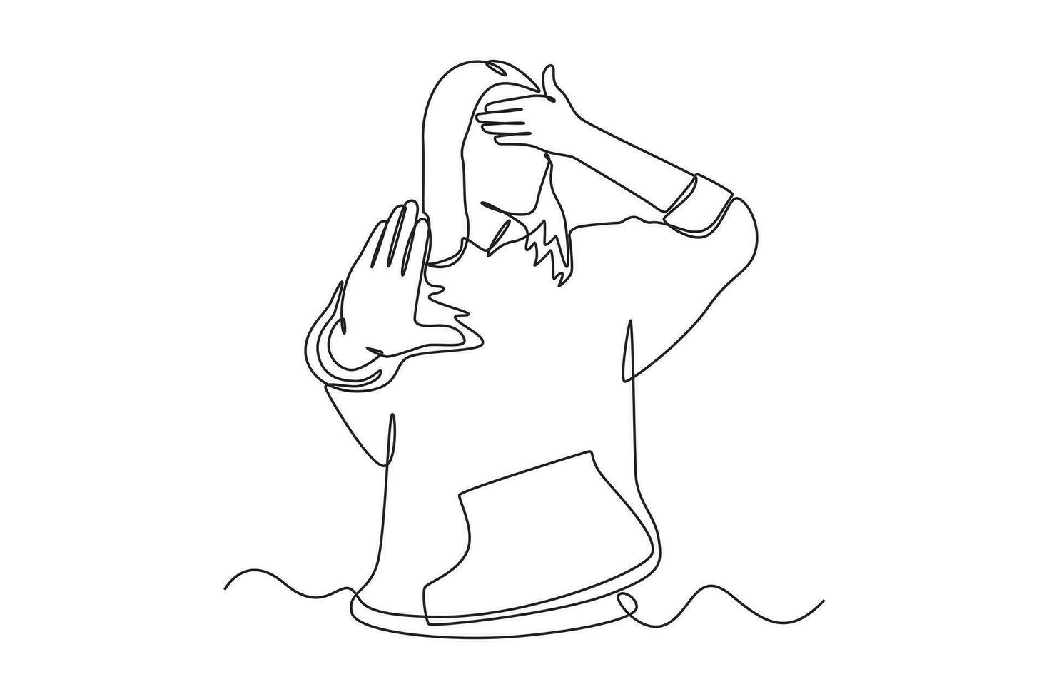 Continuous one line drawing healthcare activity concept. Single line draw design vector graphic illustration.