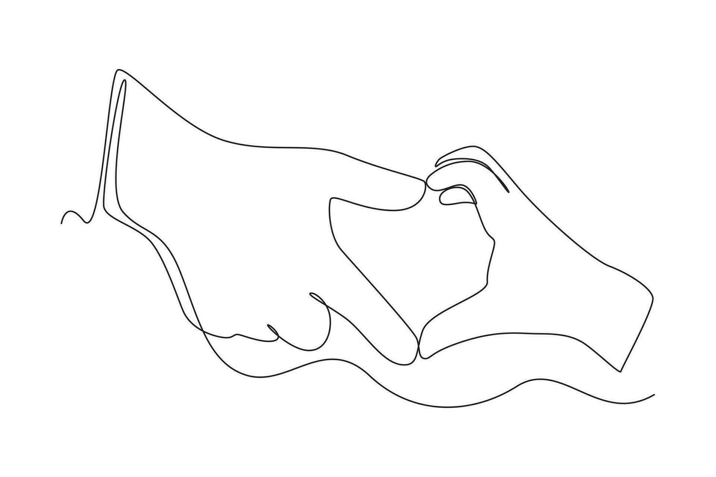 Continuous one line drawing World Heart Day concept. Single line draw design vector graphic illustration.