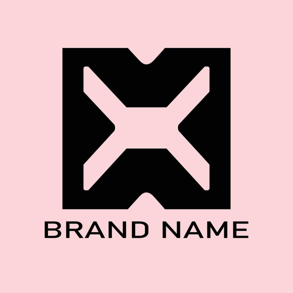 Letter X line logo design. Vector abstract logo design templates. Usable for Business and Branding Logos. Flat Vector Logo Design Template Element.