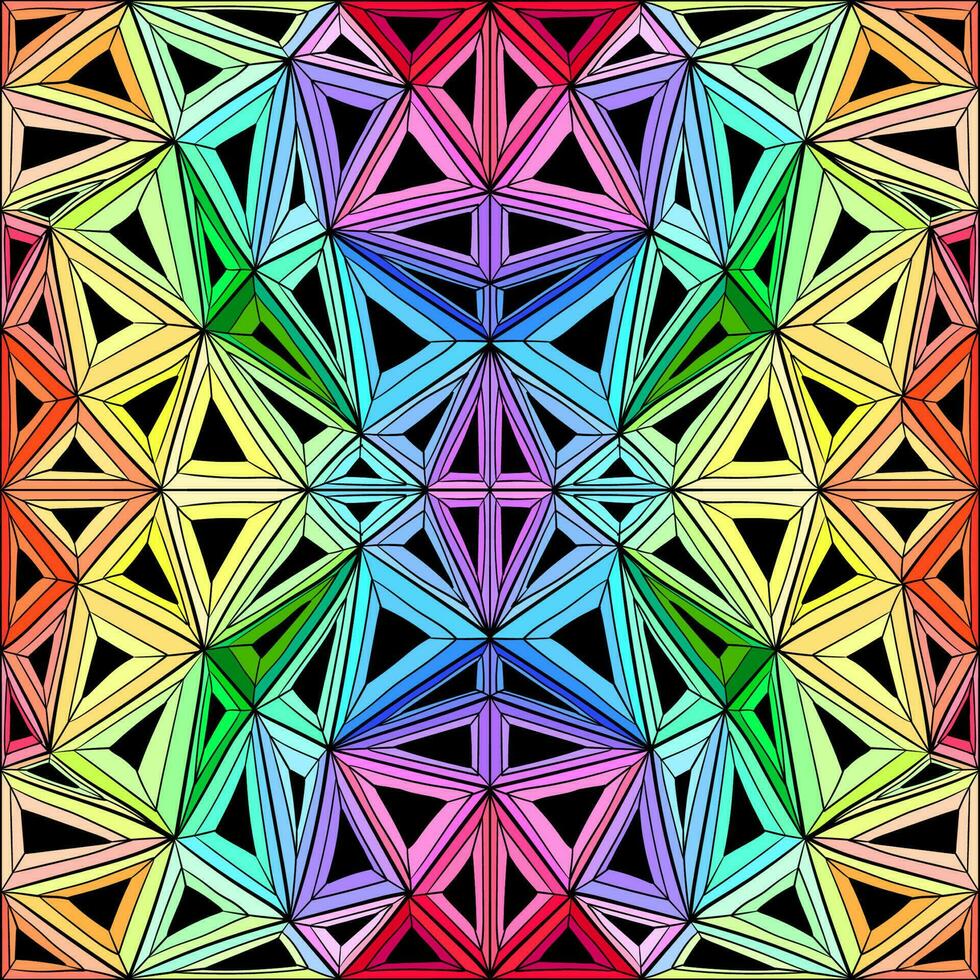 Seamless geometric pattern vector