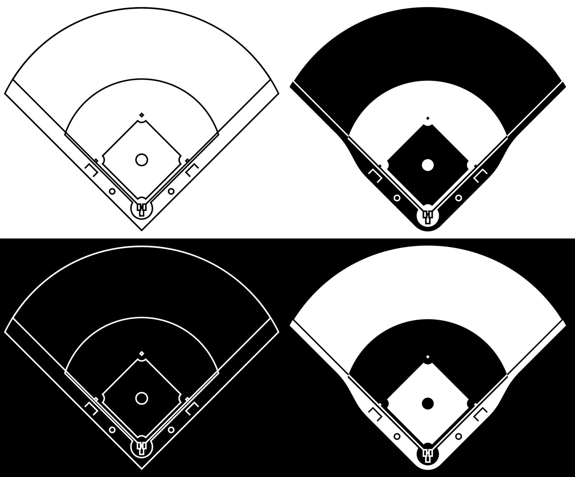 baseball field marking lines. team sports. Active lifestyle. American