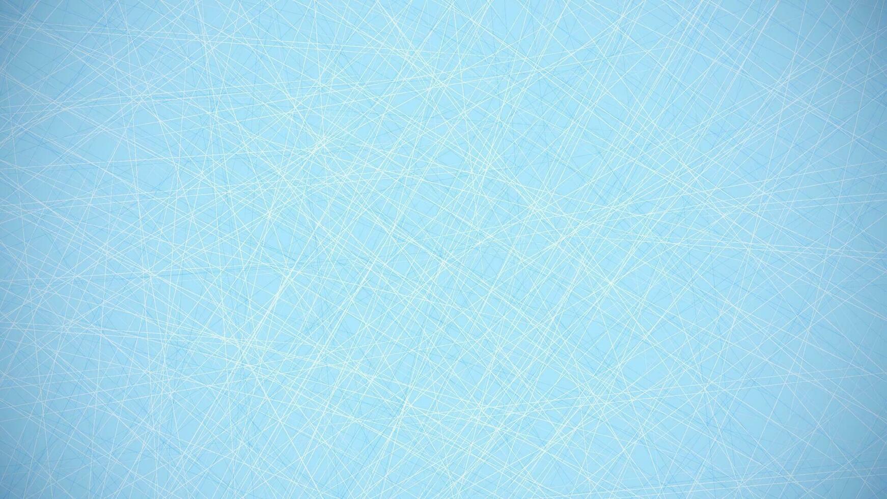 blue background with lines of scratches from hockey skates on ice